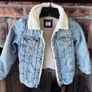 Baby GAP 🧸 Denim Jacket with Sherpa Lining